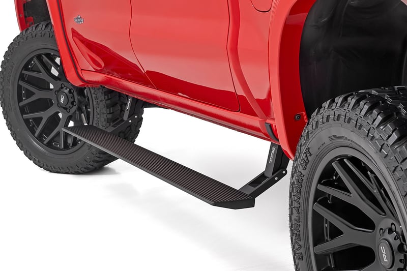 Rough Country Power Running Boards Chevy/GMC 1500/2500HD/3500HD (19-25)