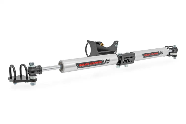 Rough Country V2 Steering Stabilizer Dual | 2-8 Inch Lift | Ford F-250/F-350 Super Duty (05-24)