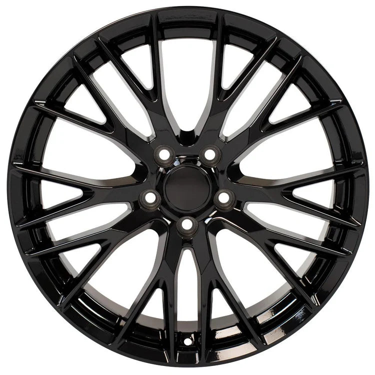 Replica OE Wheels CV22C 20x9/20x10 5x120.65 Gloss Black Wheel Staggered