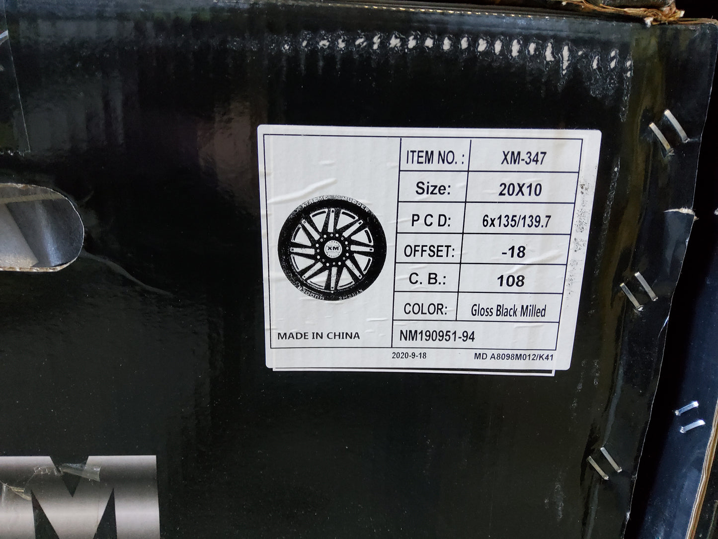 XM -347 20X10 6x135/139.7
