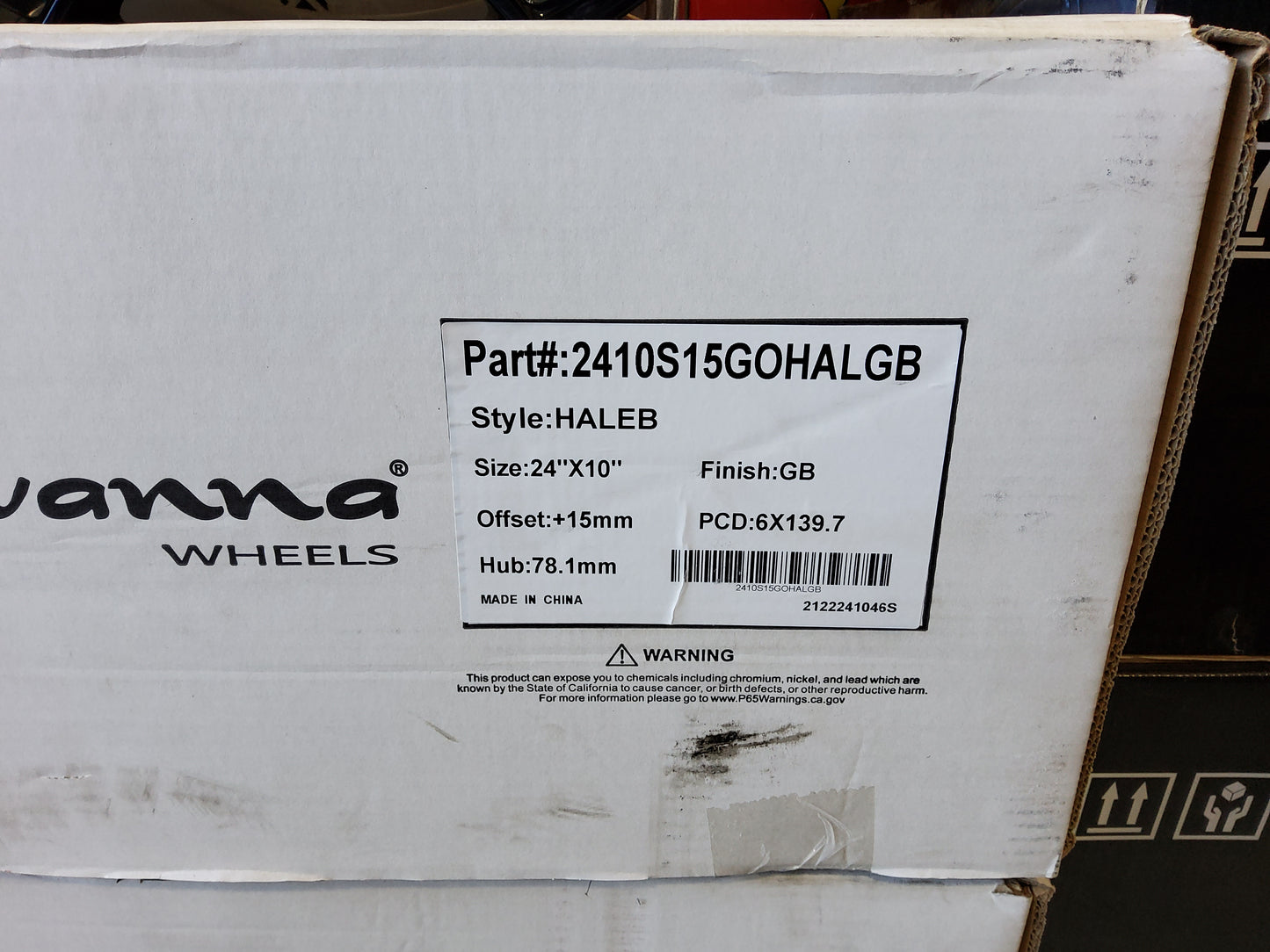 GIOVANNA WHEELS HALEB 24X10 6x139.7