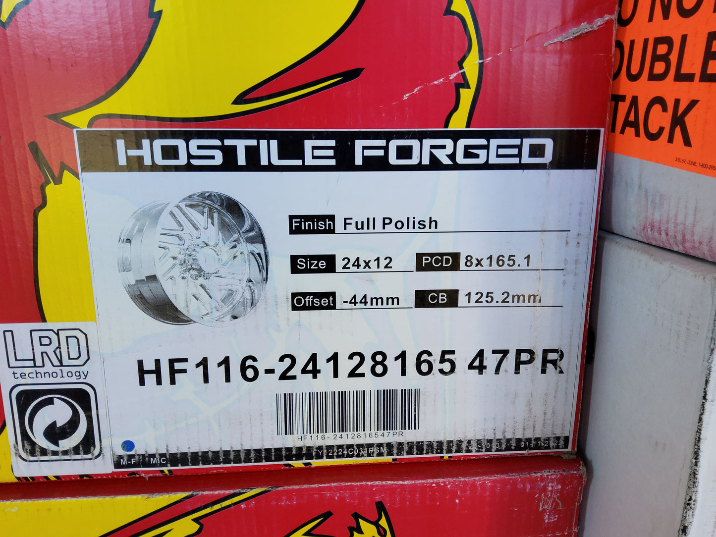 Hostile Forged Jigsaw HF116 24x12 8x165.1 -44mm