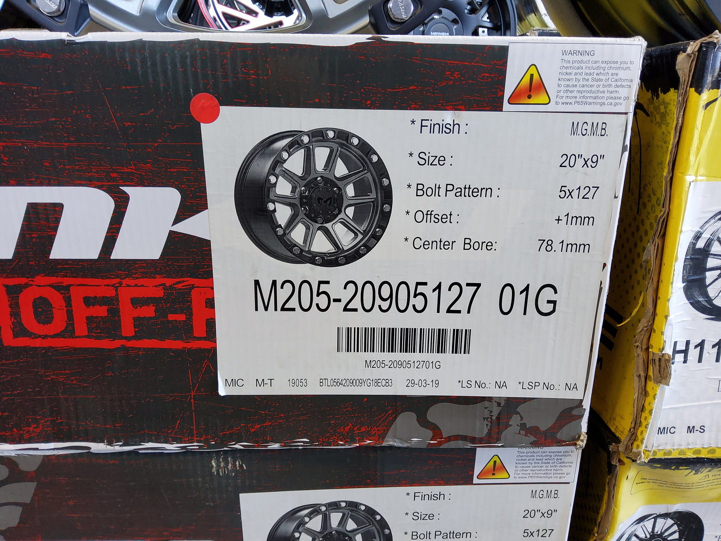 MKW OFFROAD 20X9 5x127