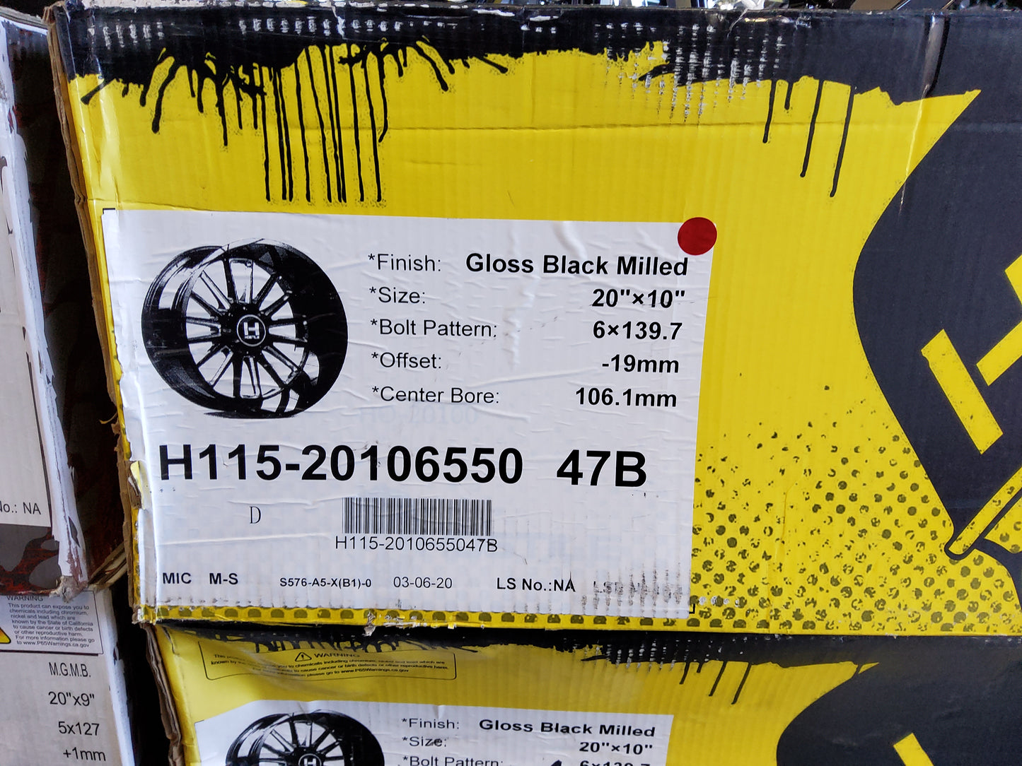 Hostile H115 20x10 6X139.7 -19MM