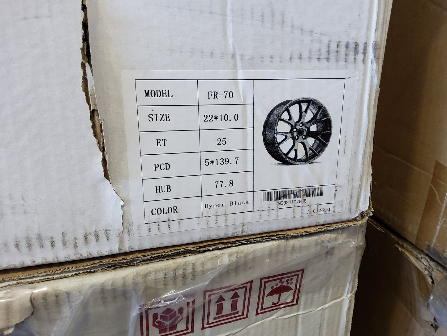Replica FR-70 Helcat 22X10 5x139.7