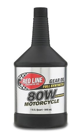 RedLine 80W Motorcycle Gear Oil with ShockProof® - Quart