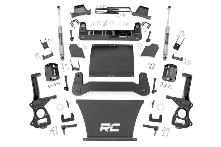 Rough Country 6 Inch Lift Kit Chevy Silverado 1500 4WD (2019-2024)