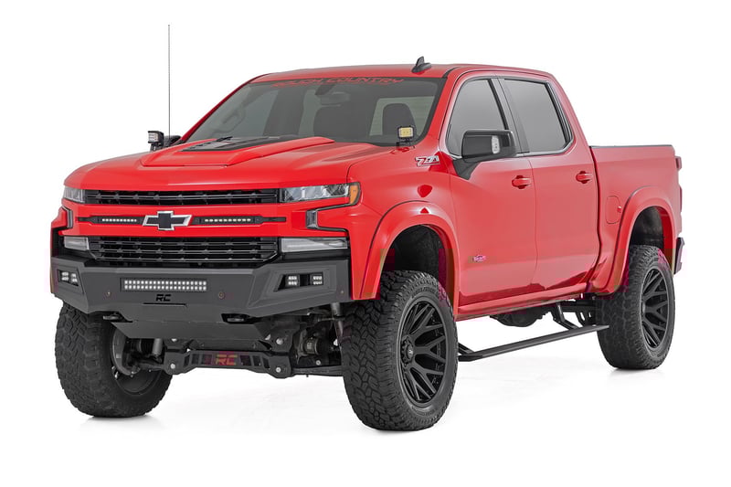 Rough Country Power Running Boards Chevy/GMC 1500/2500HD/3500HD (19-25)