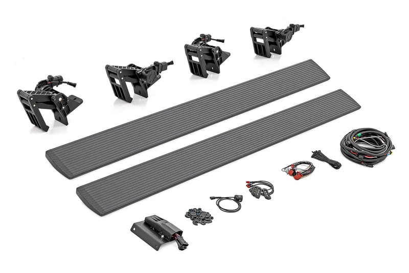 Rough Country Power Running Boards Chevy/GMC 1500/2500HD/3500HD (19-25)