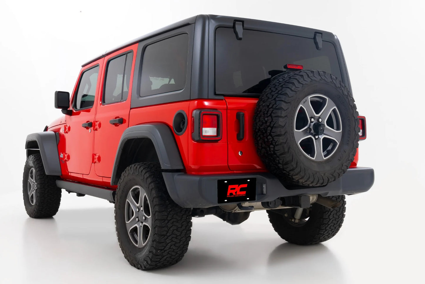 Rough Country Power Running Boards Dual Electric Motor | 4 Door | Jeep Wrangler JL (18-24)