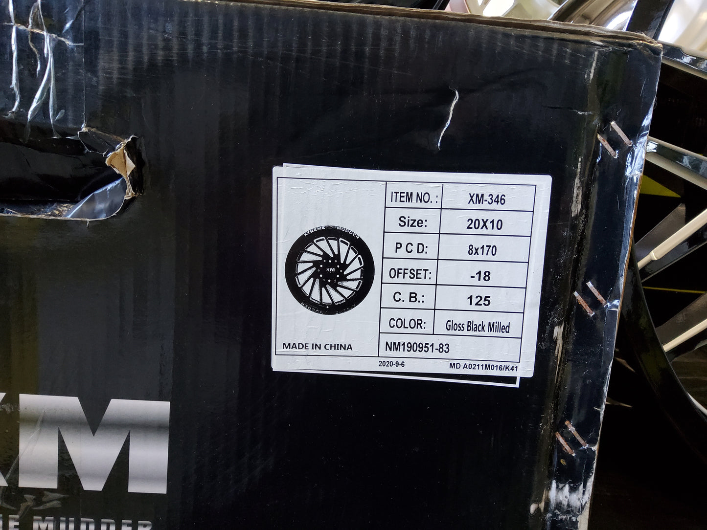XM -346 20X10 8x170