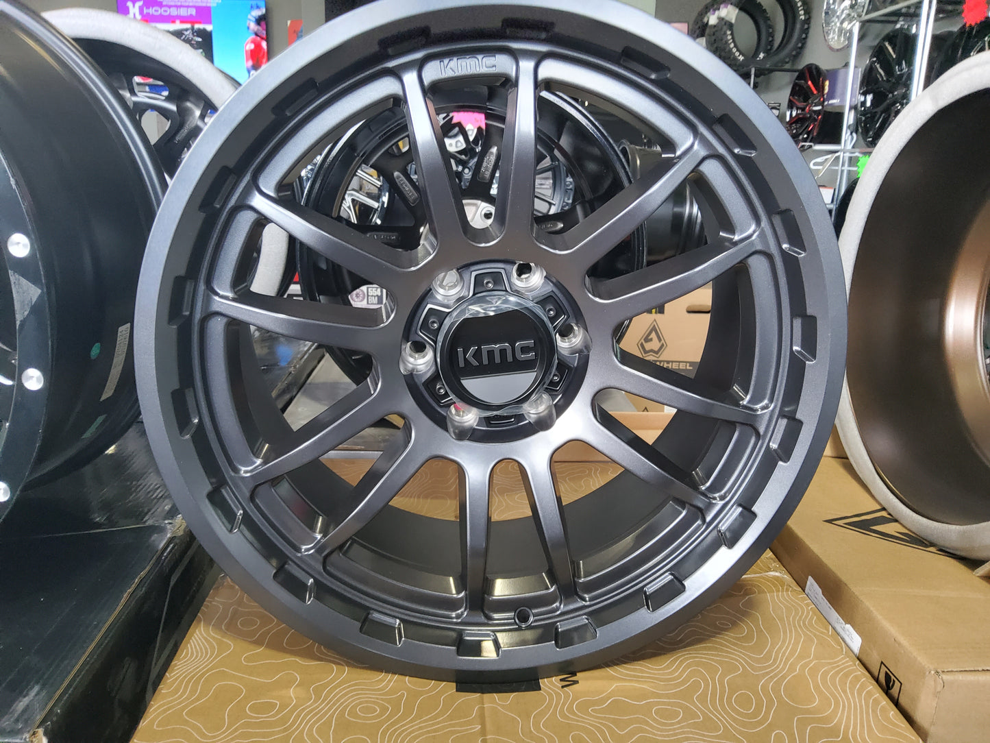 KMC KM727 WRATH 20X9 6X5.5 106.1 M-ANTH +0